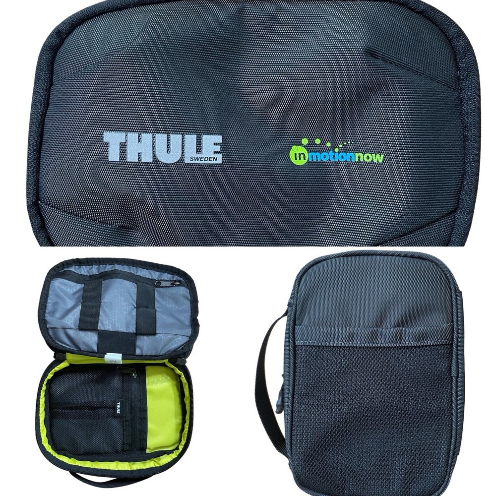 Thule Subterra PowerShuttle Cord Organizer Electronics Carrying Case Black Lime